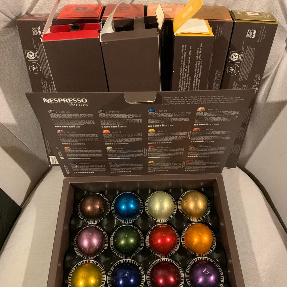 Nespresso Vertuo Pods HUGE LOT
